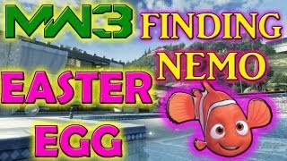 MW3: "Finding Nemo EASTER EGG" on GETAWAY (UNLOCK TUTORIAL INSIDE!!) | Chaos