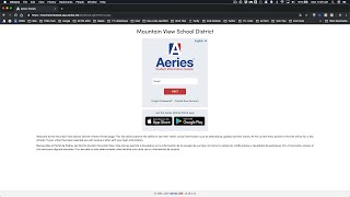 AERIES Change Email Option
