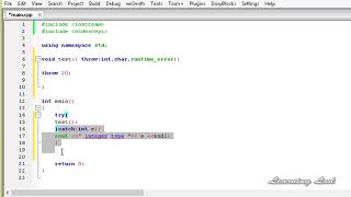 098 Functions Throwing Exceptions C++ Video Tutorial