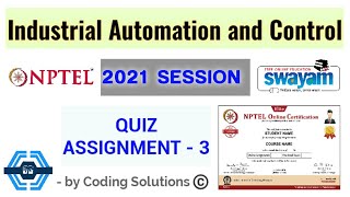 Industrial Automation and Control | Week 3 Answers 2021 | NPTEL ||