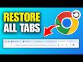 How To Restore ALL The Tabs In Chrome (Quick Guide)
