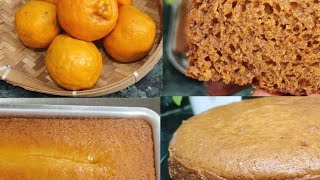 অরেঞ্জ কেক ডিম ছাড়া কড়াইয়ে | Orange Cake Recipe No Egg No Oven @amipampi