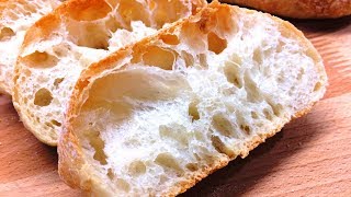 🔴Homemade Ciabatta Bread Italian cuisine