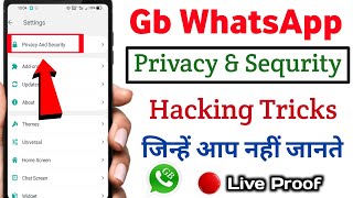 GB Whatsapp Hidden 25 Important Settings & Features 2022 | gb whatsapp privacy settings