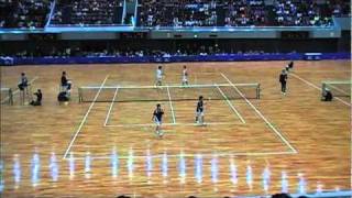 全日本インドアソフトテニス2011　男子決勝戦　篠原・小林－早川・向井