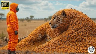 Leopard Infected with Million of Parasites Rescued by Courageous Team.#savewildlife #animalheroes#tn