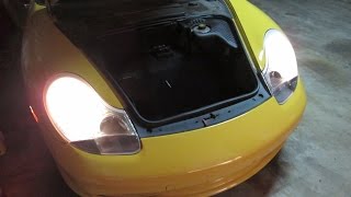 Changing Headlight Bulbs on a Porsche Boxster (986)