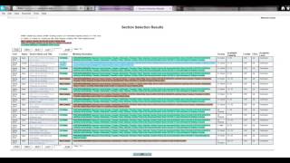 How to find classes on WebAdvisor