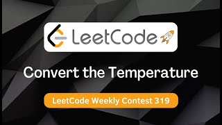 Convert the Temperature || LeetCode Weekly 319 || Easy || C++