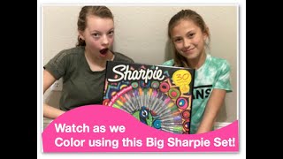 Big Sharpie opening! Coloring too!!