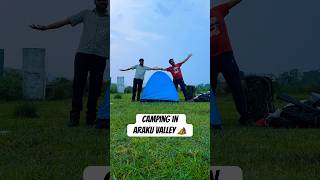 Camping in Araku valley 🏕️ #viral #camping #trending #shorts #shortfeed #jethivlogs #ytshorts