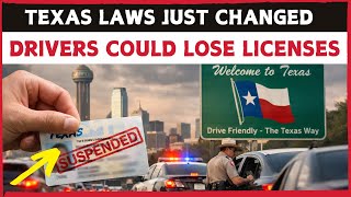 Millions Could Lose Driving Privileges: 10 New Texas Laws in 2026 You NEED to Know!