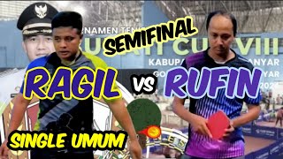 RAGIL (Nglorog) vs RUFIN (Arta Jaya) 🏓🏓 Semifinal Single Umum Bupati Karanganyar Cup VIII