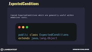 org openqa selenium support ui ExpectedConditions with examples