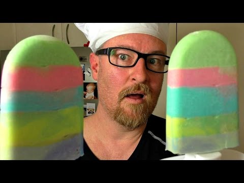 RAINBOW ICE CREAM POPSICLES RAINBOW ICE CREAM POPSICLES