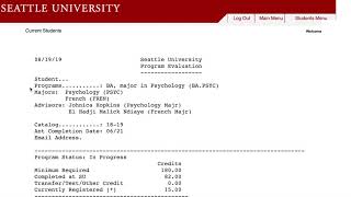 How to Read your Program Evaluation - Registration 101