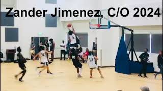 Zander Jimenez 2021 AAU San Francisco Soldiers Basketball Highlights