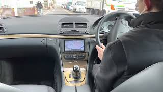 ベンツE300AVGS試乗