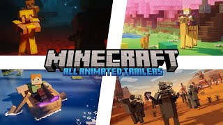 All Minecraft Animated Trailers (2019-2026) | Evolution Compilation