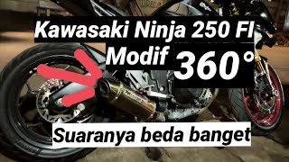 KAWASAKI NINJA 250 FI MODIF 360° SUARANYA MOGE BANGET