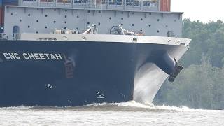 Spectacular Views of the CNC Cheetah Cargo Ship