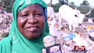 Techiman Central Market traders displeased over the filthy environment in which they do business