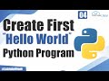 Create your first Project on Python Using Print Function | Python Tutorial