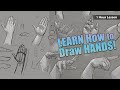 How to Draw Hands - Human Anatomy Class Sneak Peek - 1 Hour Lesson