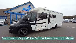 Bessacarr  Hi Style 494 4 Berth 4 Travel seat motorhome