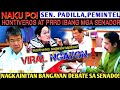 Sen. Padilla,Pimentel,Hontiveros at PRRD nagkainitan bangayan sa senado!