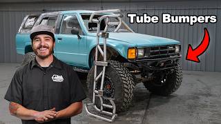 DIY Tube Bumpers \u0026 Rock Sliders On My Dream 4Runner