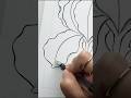 This Iris Starts with Just Lines… Pen & Ink Drawing Tutorial