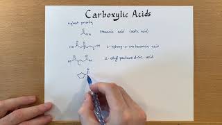 Naming carboxylic acids