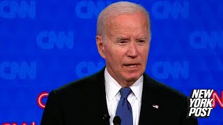 Biden's voice sounds raspy during presidential debate