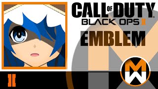 COD Black Ops 2 Emblem Tutorial - Yoshino from Date a Live