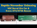 Rapido New Freight Cars Unboxing