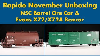 Rapido New Freight Cars Unboxing