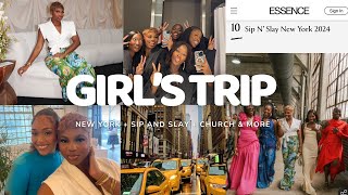 NEW YORK GIRLS TRIP VLOG|| Dinner Dates + Sip N'Slay NYC + Influencer Event + Jordyn Woods + More