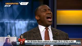 Should The Dallas Cowboys Sign Colin Kaepernick As A Backup QB? |Undisputed| (Video Reaction)