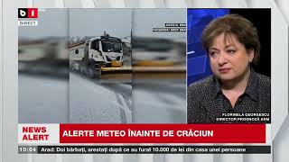 FLORINELA GEORGESCU, DIRECTOR ANM, ANUNȚ DE ULTIMĂ ORĂ_Știri B1TV_24 dec. 2024