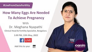 How Many Eggs are Needed to Achieve Pregnancy || Dr. Meghana Nyapathi || Oasis Fertility