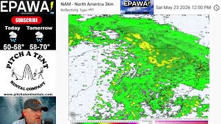 Weekend video forecast for May 23rd/24th, 2026