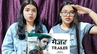 MAJOR (Trailer) - Adivi Sesh REACTION Video by Bong girlZ|Mahesh Babu,Saiee M,Sobhita D