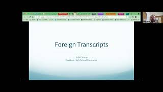 Foreign Transcripts - Graduation Webinar
