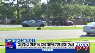 Court docs: Driver was going 119 mph before deadly crash