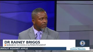 Baraboo Schools Superintendent Dr. Rainey Briggs talks graduation incident
