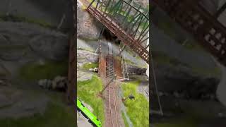 Indian Railway Mountain Track Setup Toy Train Model Railroad | #Shorts #TrainSet #IndianRailway