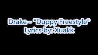 Drake - "Duppy Freestyle" Diss Response (Lyrics on Screen)