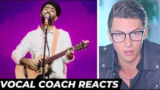 Vocal Coach Reacts to Arijit Singh Live | Janam Janam | Dilwale | MTV India Tour