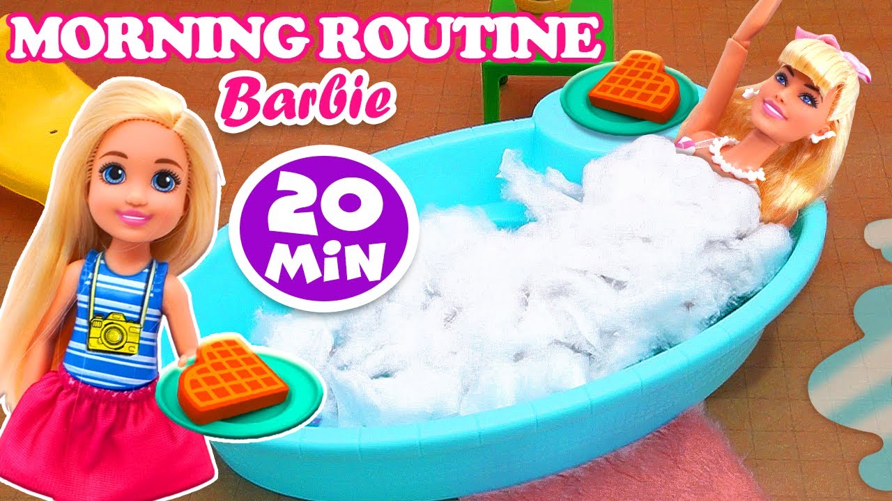 Barbie Morning Routine And Diy Pink Squishies Fun Compilation For